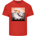 Fish Pollution Climate Change Environment Kids T-Shirt Childrens Red