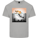 Fish Pollution Climate Change Environment Kids T-Shirt Childrens Sports Grey
