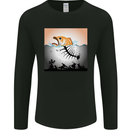 Fish Pollution Climate Change Environment Mens Long Sleeve T-Shirt Black