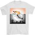 Fish Pollution Climate Change Environment Mens T-Shirt Cotton Gildan White