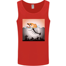 Fish Pollution Climate Change Environment Mens Vest Tank Top Red