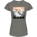 Fish Pollution Climate Change Environment Womens Petite Cut T-Shirt Charcoal