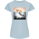 Fish Pollution Climate Change Environment Womens Petite Cut T-Shirt Light Blue