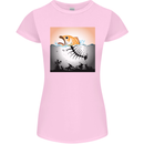 Fish Pollution Climate Change Environment Womens Petite Cut T-Shirt Light Pink