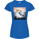 Fish Pollution Climate Change Environment Womens Petite Cut T-Shirt Royal Blue