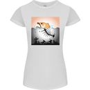 Fish Pollution Climate Change Environment Womens Petite Cut T-Shirt White