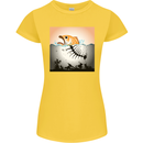Fish Pollution Climate Change Environment Womens Petite Cut T-Shirt Yellow