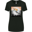Fish Pollution Climate Change Environment Womens Wider Cut T-Shirt Black