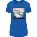 Fish Pollution Climate Change Environment Womens Wider Cut T-Shirt Royal Blue