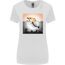 Fish Pollution Climate Change Environment Womens Wider Cut T-Shirt White