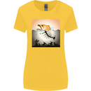 Fish Pollution Climate Change Environment Womens Wider Cut T-Shirt Yellow