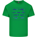 Fish Species Fishing Fisherman Shark Kids T-Shirt Childrens Irish Green