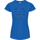 Fish Species Fishing Fisherman Shark Womens Petite Cut T-Shirt Royal Blue