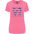Fish Species Fishing Fisherman Shark Womens Wider Cut T-Shirt Azalea
