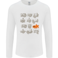 Fisheye Photography Funny Photographer Lens Mens Long Sleeve T-Shirt White