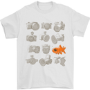 Fisheye Photography Funny Photographer Lens Mens T-Shirt Cotton Gildan White