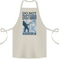 Fishing Do Not Disturb Funny Fisherman Cotton Apron 100% Organic Natural