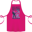 Fishing Do Not Disturb Funny Fisherman Cotton Apron 100% Organic Pink