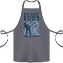 Fishing Do Not Disturb Funny Fisherman Cotton Apron 100% Organic Steel