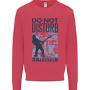 Fishing Do Not Disturb Funny Fisherman Mens Sweatshirt Jumper Heliconia