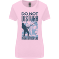 Fishing Do Not Disturb Funny Fisherman Womens Wider Cut T-Shirt Light Pink