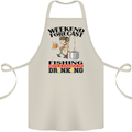Fishing Fisherman Forecast Alcohol Beer Cotton Apron 100% Organic Natural