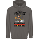 Fishing Fisherman Forecast Alcohol Beer Mens 80% Cotton Hoodie Charcoal