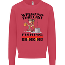 Fishing Fisherman Forecast Alcohol Beer Mens Sweatshirt Jumper Heliconia