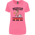 Fishing Fisherman Forecast Alcohol Beer Womens Wider Cut T-Shirt Azalea