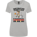 Fishing Fisherman Forecast Alcohol Beer Womens Wider Cut T-Shirt Sports Grey