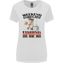 Fishing Fisherman Forecast Alcohol Beer Womens Wider Cut T-Shirt White