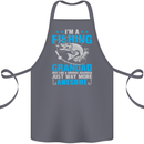 Fishing Grandad Funny Fathers Day Fisherman Cotton Apron 100% Organic Steel