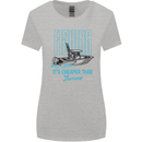 Fishing It's Cheaper Than Therapy Fisherman Womens Wider Cut T-Shirt Sports Grey