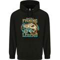 Fishing Legend Funny Fisherman Childrens Kids Hoodie Black