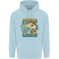 Fishing Legend Funny Fisherman Childrens Kids Hoodie Light Blue