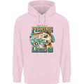 Fishing Legend Funny Fisherman Childrens Kids Hoodie Light Pink