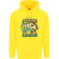 Fishing Legend Funny Fisherman Childrens Kids Hoodie Yellow