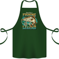 Fishing Legend Funny Fisherman Cotton Apron 100% Organic Forest Green