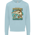 Fishing Legend Funny Fisherman Kids Sweatshirt Jumper Light Blue