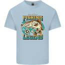 Fishing Legend Funny Fisherman Kids T-Shirt Childrens Light Blue