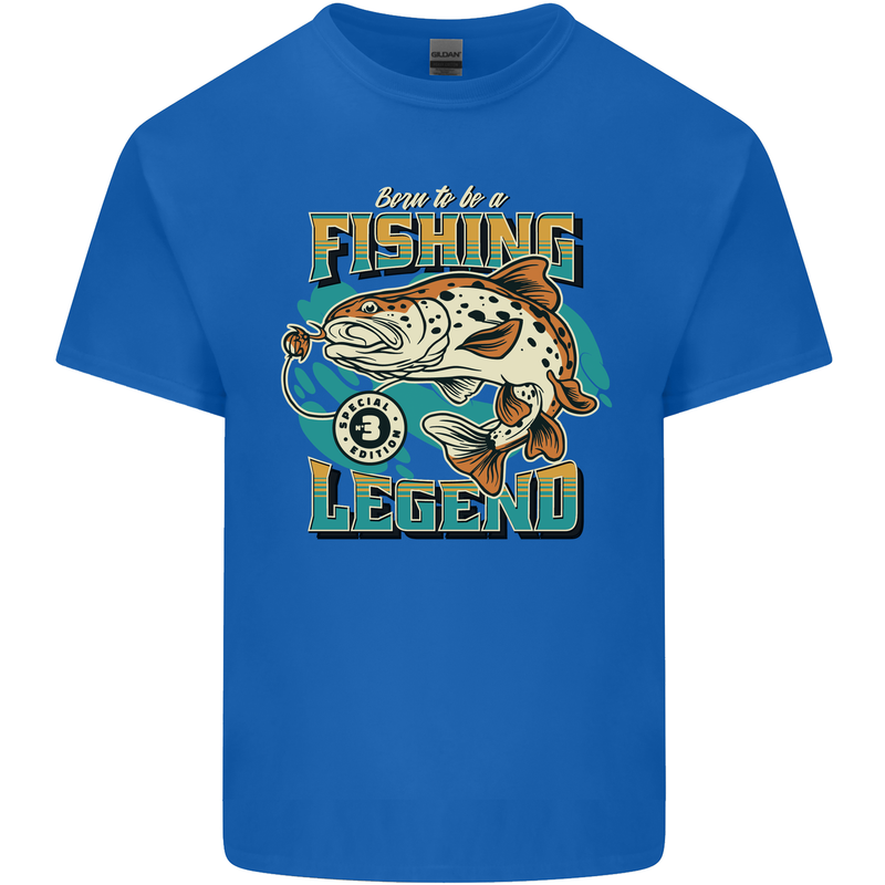 Fishing Legend Funny Fisherman Kids T-Shirt Childrens Royal Blue