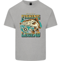 Fishing Legend Funny Fisherman Mens Cotton T-Shirt Tee Top Sports Grey