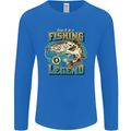 Fishing Legend Funny Fisherman Mens Long Sleeve T-Shirt Royal Blue