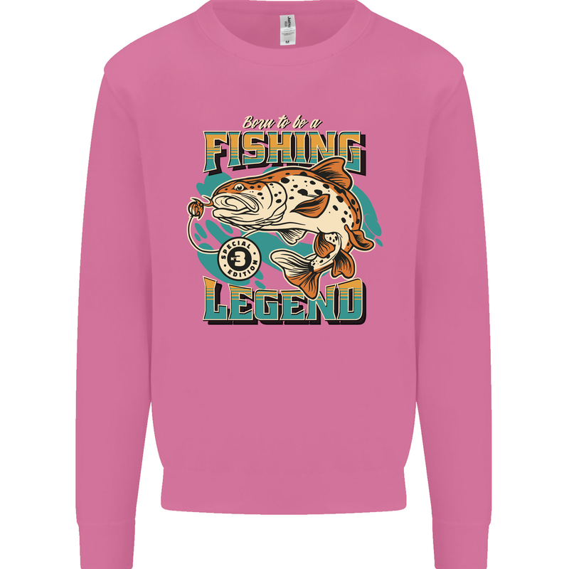 Fishing Legend Funny Fisherman Mens Sweatshirt Jumper Azalea