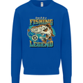 Fishing Legend Funny Fisherman Mens Sweatshirt Jumper Royal Blue