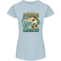 Fishing Legend Funny Fisherman Womens Petite Cut T-Shirt Light Blue