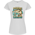 Fishing Legend Funny Fisherman Womens Petite Cut T-Shirt White