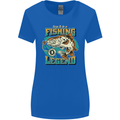 Fishing Legend Funny Fisherman Womens Wider Cut T-Shirt Royal Blue