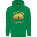 Fishing Mom Like a Normal but Cooler Childrens Kids Hoodie Irish Green