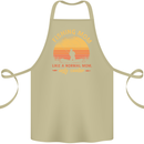 Fishing Mom Like a Normal but Cooler Cotton Apron 100% Organic Khaki